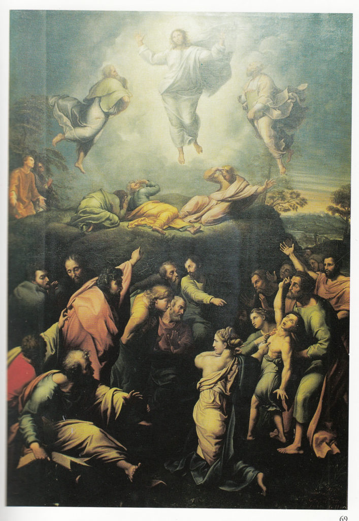 Luigi Sotta - trasfigurazione - copia di Raffaello Sanzio