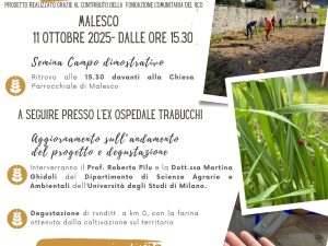Semina nell’ambito di  “Dal buon grano all’eccellenza dei runditt”