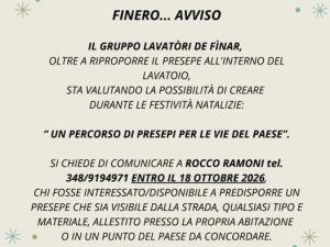 Percorsi dei presepi nella frazione di Finero